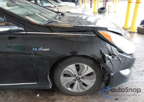 2015 Hyundai Sonata Hybrid Limited z USA, uszkodzony, nr VIN KMHEC4A44FA136278